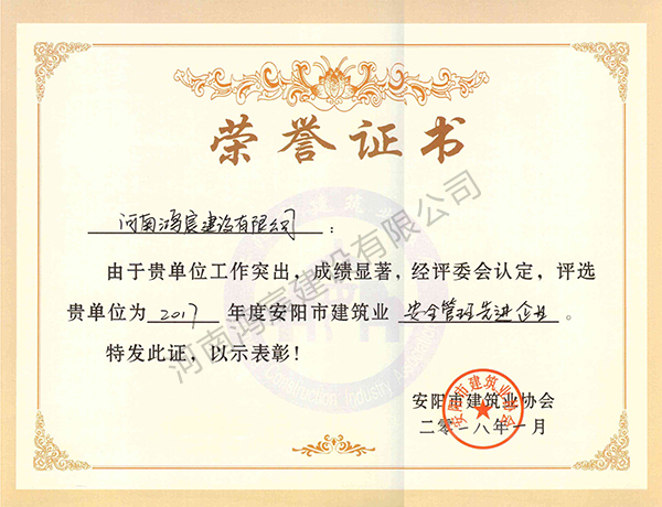 2017市安全
